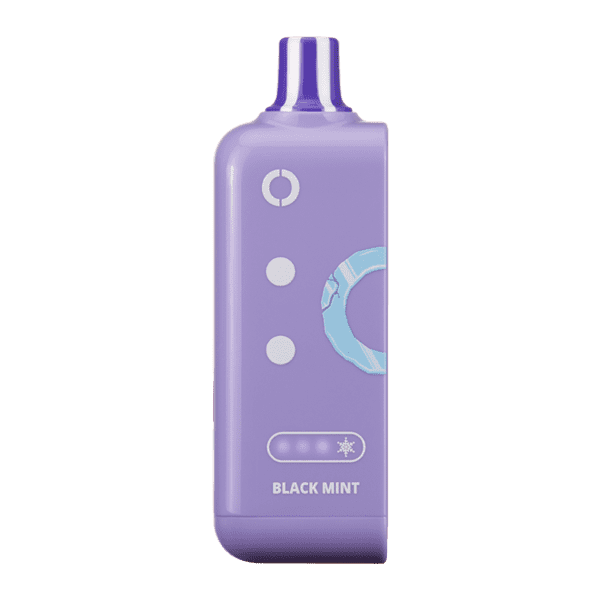 Black Mint Ice Off Stamp Ice Cube