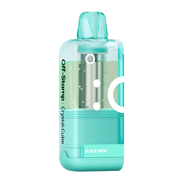 Black Mint Off Stamp X-Cube Disposable Crystal